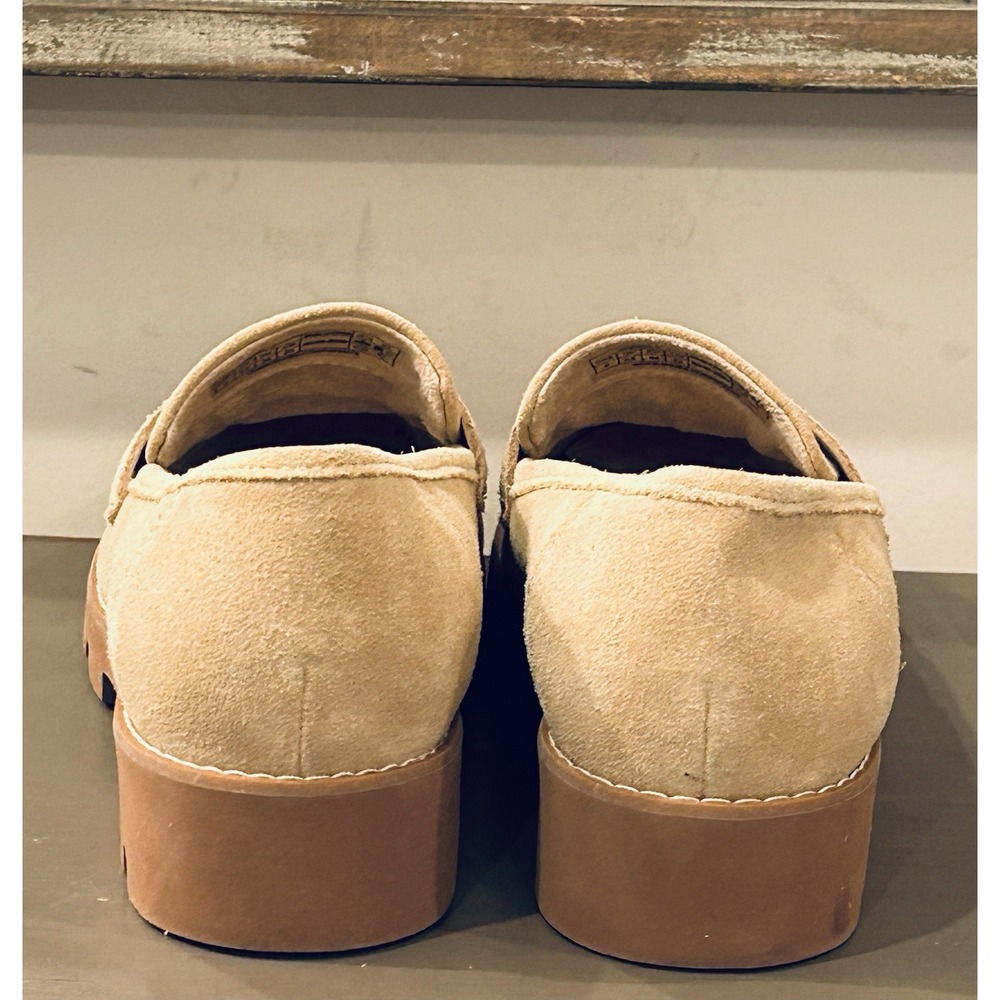 Vionic Cheryl II Womens Loafers Shoes Sz 6M Sand Suede Moc Toe Slip-on - Picture 5 of 7